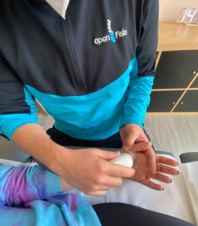 Terapia de mano